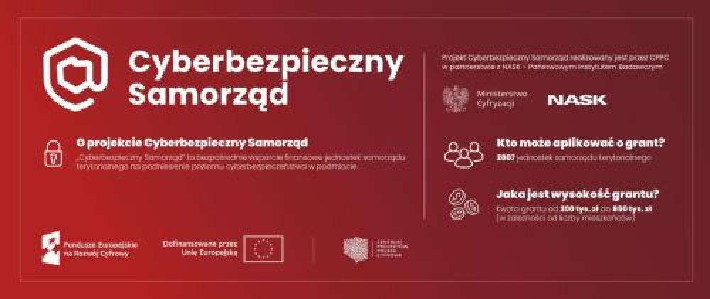 Logo projektu "Cyberbezpieczny samorząd"