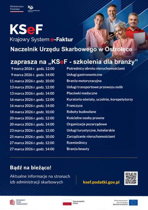 Szkolenia KSEF dla branży