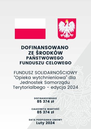 Plakat promocyjny programu opieka wytchnieniowa edycja 2024