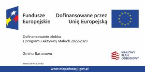 Plakat  - dofinansowanie żłobka z programu Aktywny Maluch