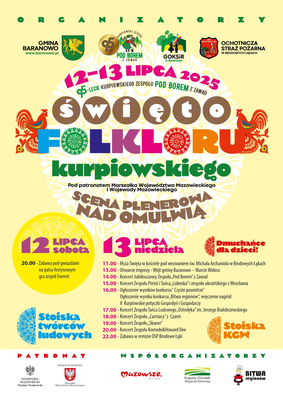 Święto Folkloru Kurpiowskiego 2025 - plakat