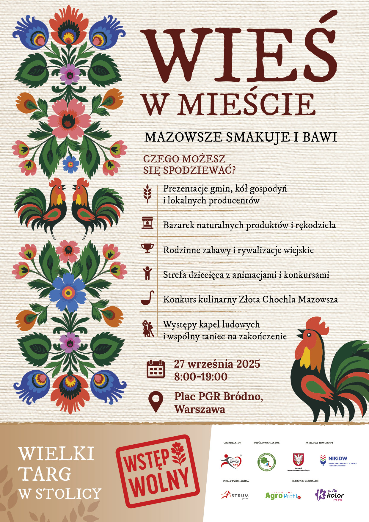 „WIEŚ W MIEŚCIE – Mazowsze Smakuje i Bawi”