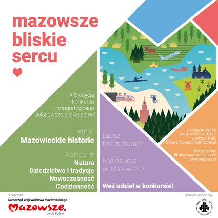 XIX edycja konkursu fotograficznego „Mazowsze bliskie sercu”